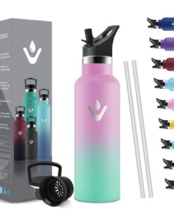HoneyHolly Thermosflasche 500ml BPA-frei Edelstahl Kinder Auslaufsicher Doppelwandig