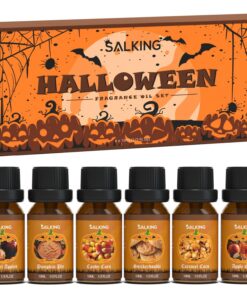 SALKING Halloween Ätherische Öle Set - Aromatherapie Duftöl GeschenkSet für Diffuser und Luftbefeuchter - Pure Duftöle 6