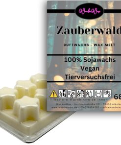 WonderWax Zauberwald Duftwachs Wax Melts für Aromalampe, 6 Sterne Indoor Melts, Duftwachs für Raumdüfte Sojawachs 50g