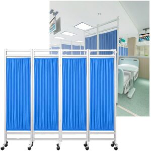 Mobiler Sichtschutz-Raumteiler - Station/Schönheitssalon/Gesundheitsraum - stehend - 1,8 m hoch - faltbar - temporärer Z