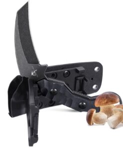 Purple Dragon Taktisches Mehrzweckmesser | Feststehende Full-Tang-Klinge aus D2-Stahl | Kompaktes Geschenk für Outdoor-L