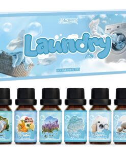 SALUBRITO Wäscherei Ätherische Öle Set - Fresh Bettwäsche Duftöl für Aromatherapie und GeschenkSet