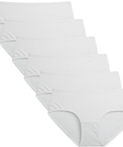 INNERSY Atmungsaktive Baumwollunterhosen für Damen Basic Bequemheit 6er Pack | INNERSY Baumwoll Unterwäsche Basic für D
