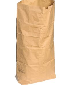 Papier-Abfallsäcke 120 Liter 2-lagig Braun 25 Stück 95x70x25cm