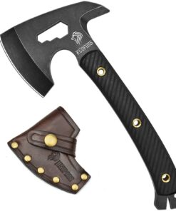 NedFoss Survivalbeil und Outdoor-Axt mit G10 Griff, Full Tang, ideal für Wilder Trampen und Campings, robust und hält u