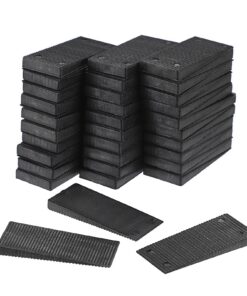 SUMTree 60 Stück Verstellbare Möbeldü persistent unter legte Scheiben Nivellierung für Möbel-sohana-Schiene 1-6mm (L6xB2