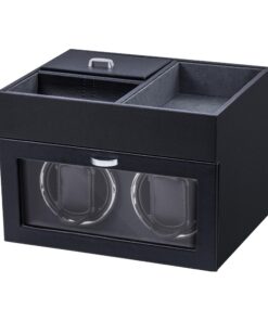Mcbazel Automatische Uhrenbeweger - Multifunktionaler Watch Winder für Luxuriöse Uhren, Leisem Motor und LED-Licht Anzei
