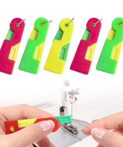 Nadeleinfädler Automatischer Einfädler Nadel Threading Tool für Handnähen und Nähmaschinen (5 Pcs, Zufällige Farbe)