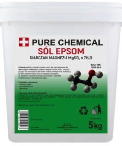 PURE CHEMICAL Muskelentspannung Badesalz – Vegan & Detox, 5kg – Wellness für Muskelbereiche & Fußbad