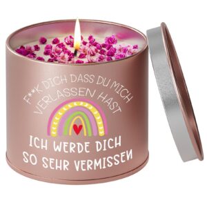 TheGiffter Abschiedsgeschenk Kollegin 9oz Lavendel Duftkerzen Ruhestand Geschenke
