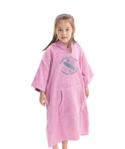 HOMELEVEL Badeponcho für Kinder & Teenager - Strand Schwimmbad Poncho mit Kapuze - OEKO-TEX STANDARD 100