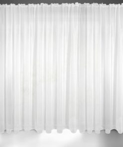 Eurofirany Klassische Gardinen zum Wohnzimmer für Schönheit und Komfort (Weiß, 300x300 cm) | Eurofirany Einfarbig Muste