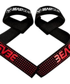 Beast Gear Krafttraining Zughilfen für Fitness Bodybuilding - Lifting Straps mit 8mm Gepolstert, Handgelenk Bandagen für