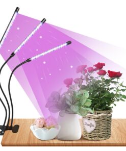 Railee Vollspektrum Grow Lampe mit Zeitschaltuhr und 3 Farbmodi für Pflanzen