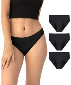 Neione Periodenunterhosen Mittlere Blutung Damen Brazilian Slip OEKO-TEX STANDARD 100 Postpartum