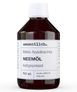 Wesentlich Neemöl Kaltgepresst 100% Rein für Haare und Haut 500ml