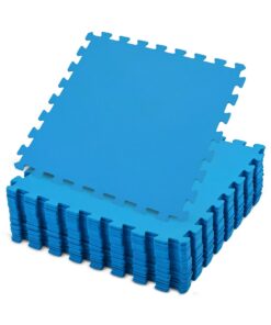 Meisterhome Pool Matten Unterlegmatte – 9er Set 50×50 cm (2,25 m²) – Bodenschutz, stoßdämpfend & rutschfest
