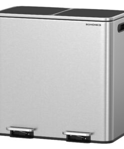 SONGMICS Mülleimer 2 x 40 l für Küche und Wennraum, luftdicht und praktisch ULTB730E80 SONGMICS 2 x 40 l Müllbeutelink