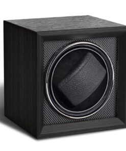 Bluvizo Uhrbeweger 1 Uhr für Automatikuhren: Automatische Watch Winder mit Leisem Motor für Herren und Damen Brauner Wal