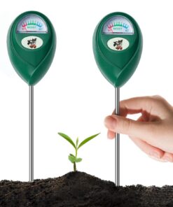 Flintronic Boden-Feuchtigkeitsmessgerät 2 Stücke PH-Feuchtigkeitsmesser Pflanzen Garten Landwirtschaft Bauernhof