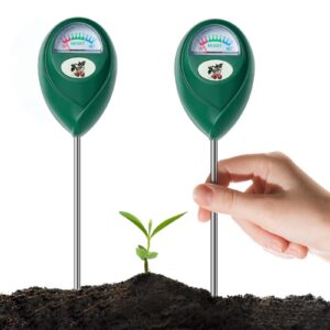 Flintronic Boden-Feuchtigkeitsmessgerät 2 Stücke PH-Feuchtigkeitsmesser Pflanzen Garten Landwirtschaft Bauernhof