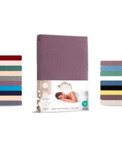 Livessa Spannbettlaken 180x200cm Jersey Baumwolle - Ultra weich und atmungsaktiv