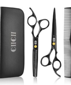 CIICII Friseurschere - Haarschneideschere Profi Set für Männer und Frauen - Haustiere Familie Pflege - 6,7 Zoll Haarsche