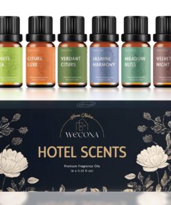 Klein.Format-Set-6x10ml-Aätherische Öl-naturrein-duftig-für-Diffuser-&-Luftbefeuchter-Geschenk-Zuhause-Spa-Duftliebhaber