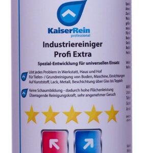 KaiserRein Industrie-Reiniger Profi Extra 1 L Konzentrat | Allzweckreiniger für Werkstatt und Boden | Profi-Qualität I W