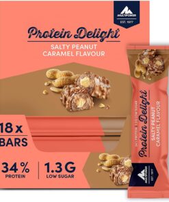 Multipower Protein Delight Salty Peanut Caramel – Hoher Proteingehalt – Fitnessbewusste Sportler – Trainings- und Ergono