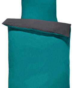 One-Home Winter Bettwäsche Doubleface Uni Wende kuschelig flauschig warm weich Fleece für Erwachsene zur Nachtzeit Größe