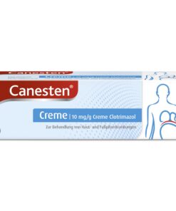 Canesten Creme - Hautpilz und Fußpilz - schnell wirksam - Clotrimazol - 50 g - Pilzinfektionen behandeln