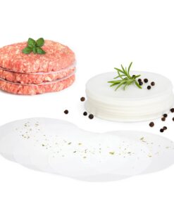 Burger Papier - Antihaft Backpapier für Hamburger - Zum Grillen - Ø 11 cm 500 STK Trennpapier - Blatt Backpapier für Bur