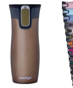 Contigo Thermobecher West Loop Autoseal - Edelstahl Isolierbecher für Outdooraktivisten - To-Go Kaffeetrunksicherheit 33