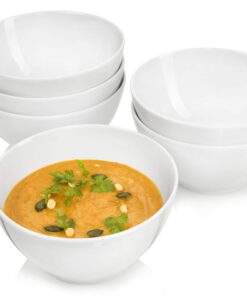 Sänger | Suppenteller Tief Sunfort, 6-teiliges Porzellanset, Füllmenge: 800 ml, PREMIUM COLLECTION | Idealer GeschenkCan