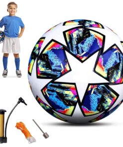 Ronronner Fußball 2025 Regulärer Nr. 5-Ball - Fußballliebhaber Geburtstagsgeschenk, Regelmäßiges Spiel und Training für