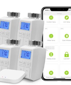 BSEED Smart Home 4er Pack Wifi Thermostat Heizung ECO Heizkosten sparen Alexa Google Home Tuya kompatibel