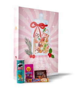 Brandnooz - Adventskalender 2025 "Sweet&Snacky" XXL - 80 cm Riesen Weihnachtskalender für Kinder mit 26 Türchen und Mark