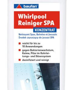 Baufan SPA Whirlpool Reiniger Konzentrat 1L - Pflege gegen Bakterien, Keime & Pilze, Reinigt & desinfiziert Wasser, Rohr
