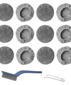 Gurxi 12 Stück Waschbares Tuch Für Fensterputzroboter Micron-Tücher Replacement Fensterputztuch Wiederverwendbar Teile F