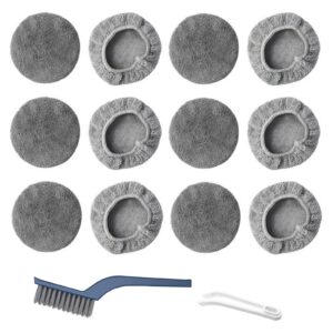 Gurxi 12 Stück Waschbares Tuch Für Fensterputzroboter Micron-Tücher Replacement Fensterputztuch Wiederverwendbar Teile F