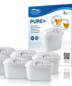 Aqualogis Pure+ Wasserfilter für Brita Maxtra, Style, Fun und Merella Cool (6 Liter)