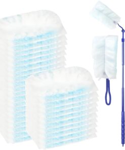 30 Stück Staubmagnet Nachfüllpack für Swiffer Staubmagnet, antistatisch für Tierhaare, Staub und Schmutz, perfekt für Au