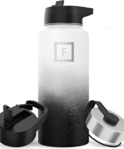 IRON °FLASK Edelstahl Trinkflasche - Doppelwandig Isoliert - Ideal fur Sport und Outdoor-Activitäten - 950ml BPA-freie m