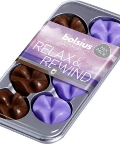 8er Pack Bolsius Aromatic Wax Melts - Entspannung & Erholung für Zuhause