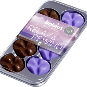8er Pack Bolsius Aromatic Wax Melts - Entspannung & Verwinden für Zuhause