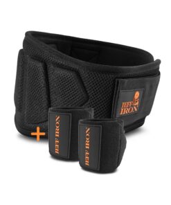 Auswahl aus Gewichthebergürtel mit Handgelenkbandagen und Zughilfen für Krafttraining | Fitness Gürtel für Herren & Dame