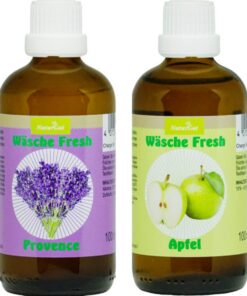4er Set Wäsche Fresh Grüner Apfel für Familien im Haus genutzt mit Provence Lavendel Duft und Citrus Note 80/20