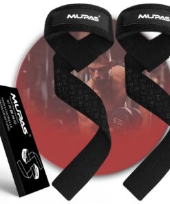 Protechie Lifting Straps für Krafttraining & Bodybuilding - Profi Lifting Straps 58,5cm - Rutschfestes Silikon - Fitness