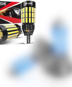 OUSHI 12V 24V Glühbirne für Rückfahrscheinwerfer 800% Heller 6500K Weiß 3000LM, 2 Stück
